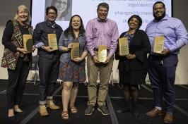 校友 award recipients at the Sustainability Awards
